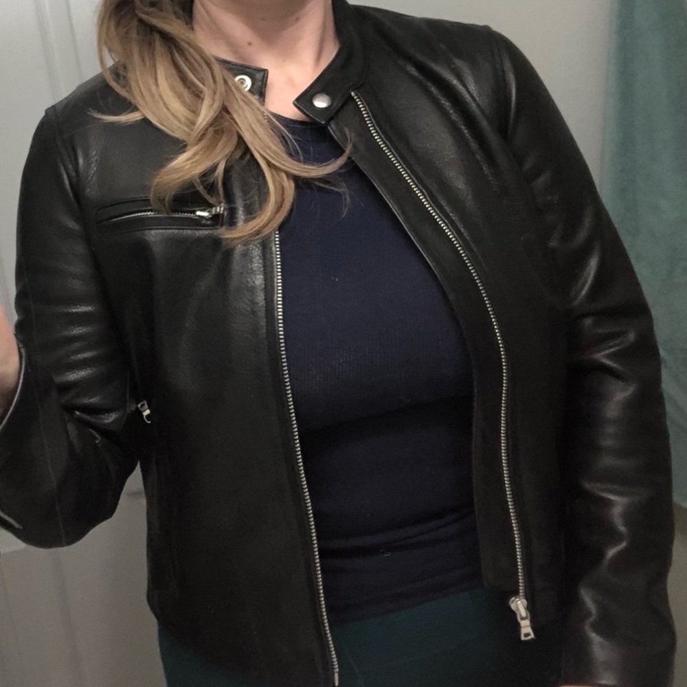 Leather Moto Jacket